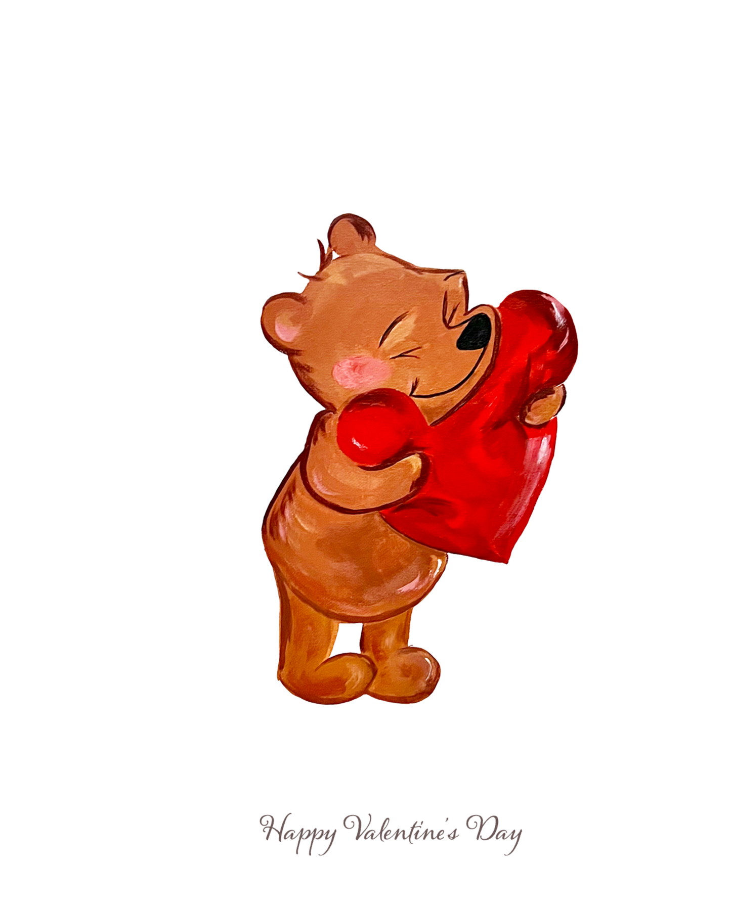 Heart Beat Bear Card