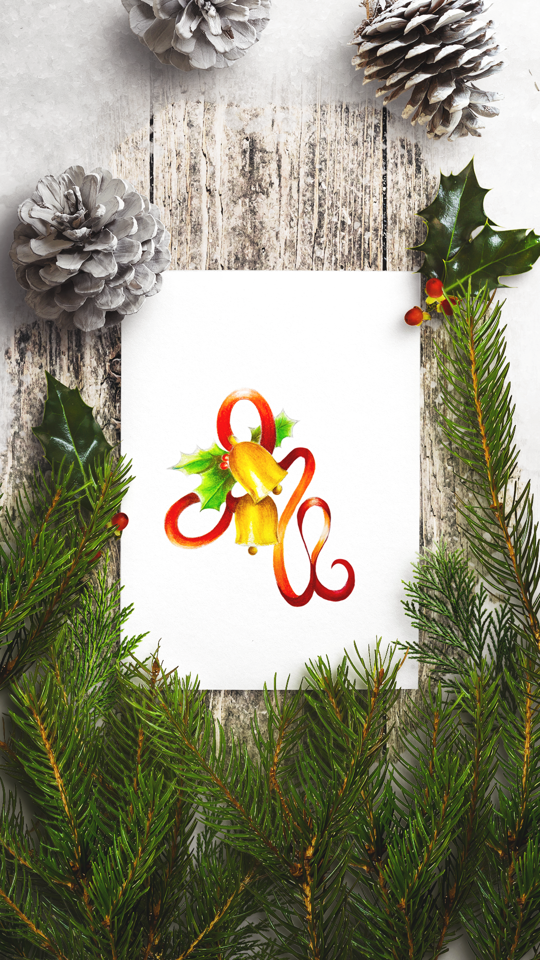 Holiday Bells Art Print