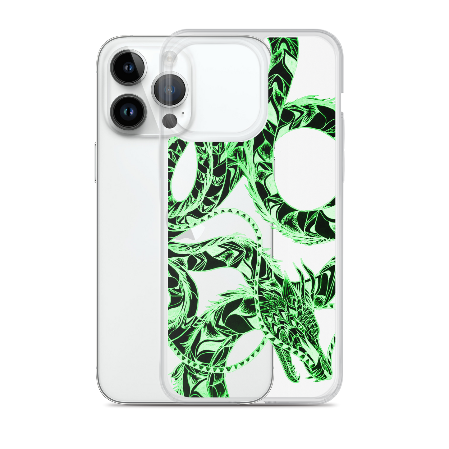 Inverted Dragon Clear Case for iPhone®