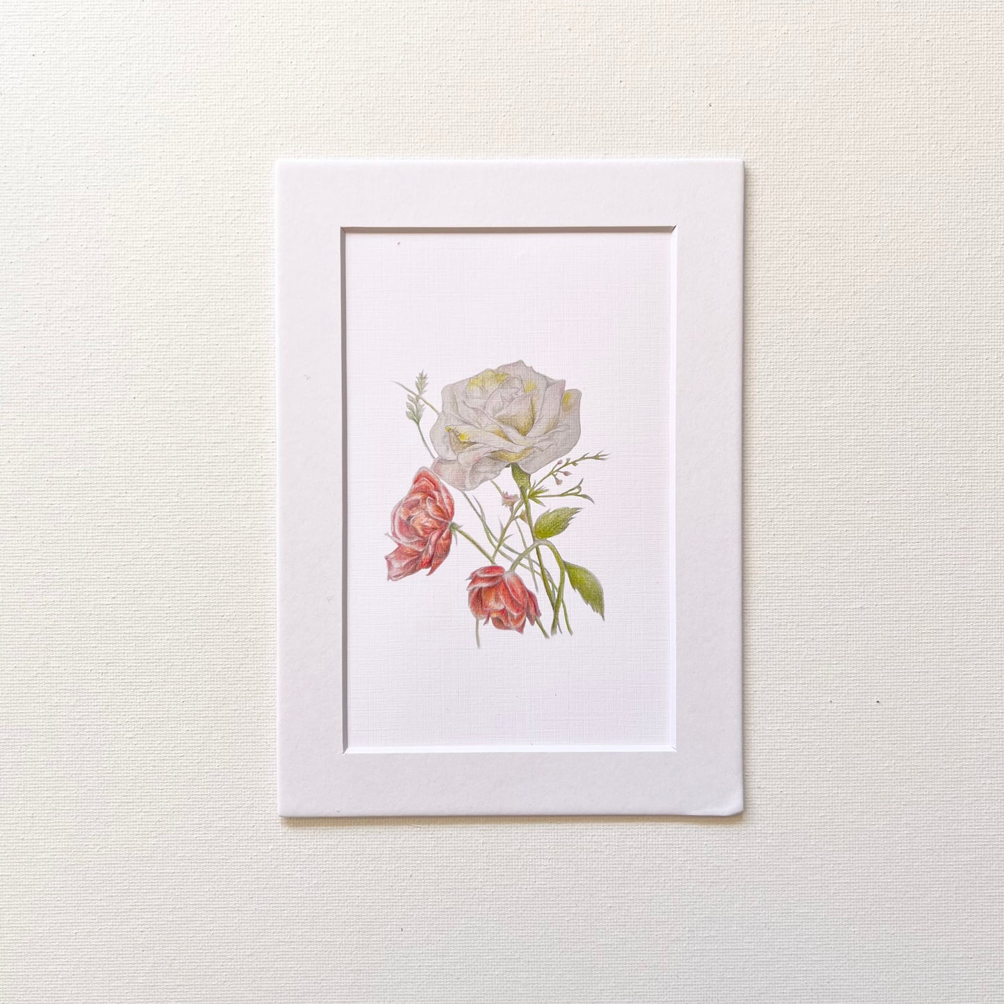 Valentine Flowers Art Print