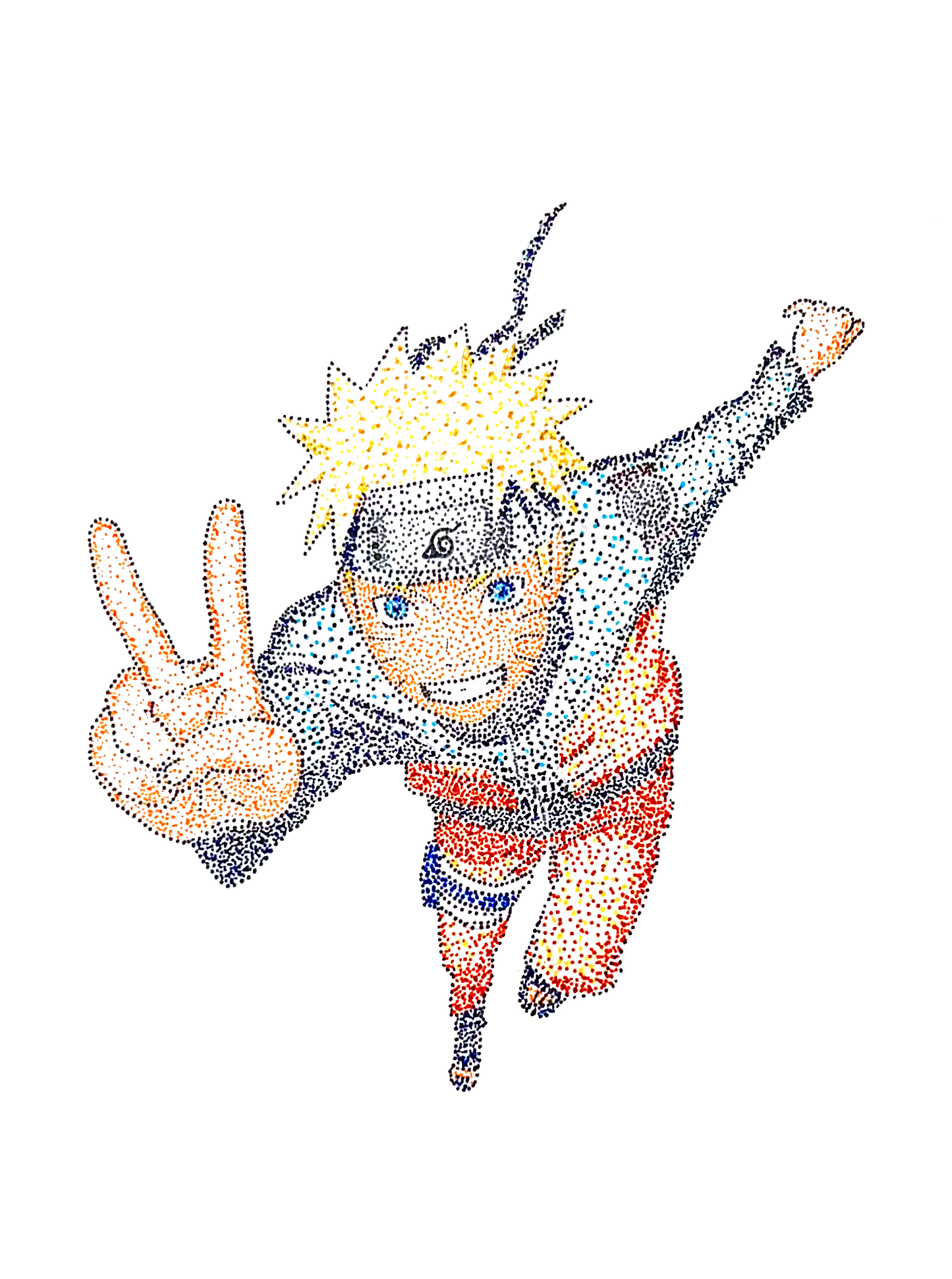 Naruto Stippled No.1